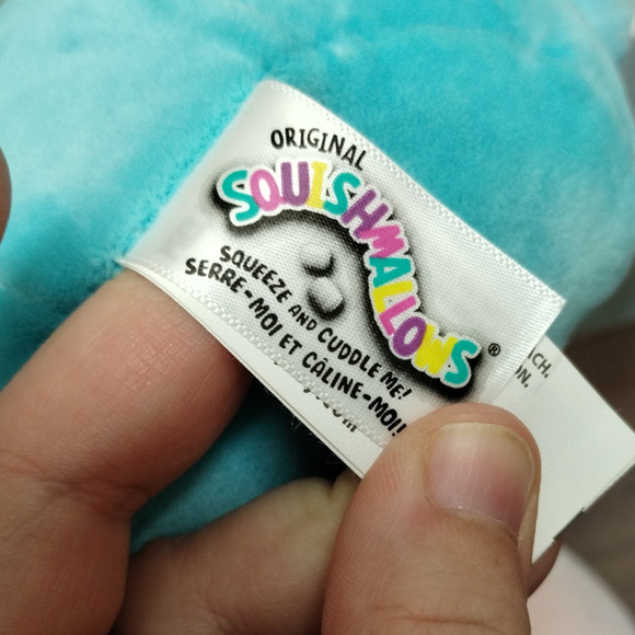 Set of 2 Squishmallows Harmony Pink Easter Chick Cecelia Blue Swan 5" Plushies - Picture 5 of 5